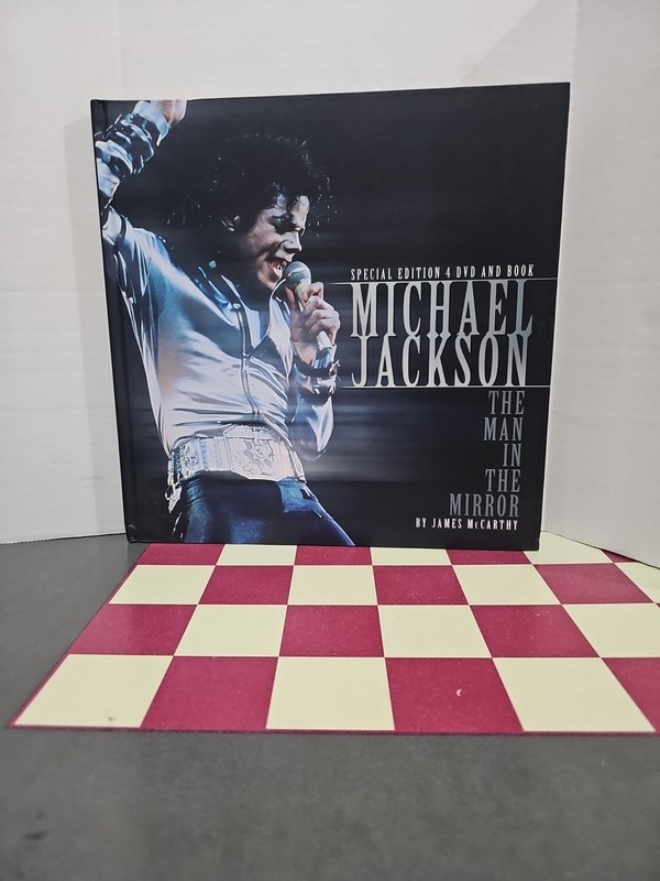Michael Jackson The Man in the Mirror by James McCarthy 2010 Hardcover And 4DVD
