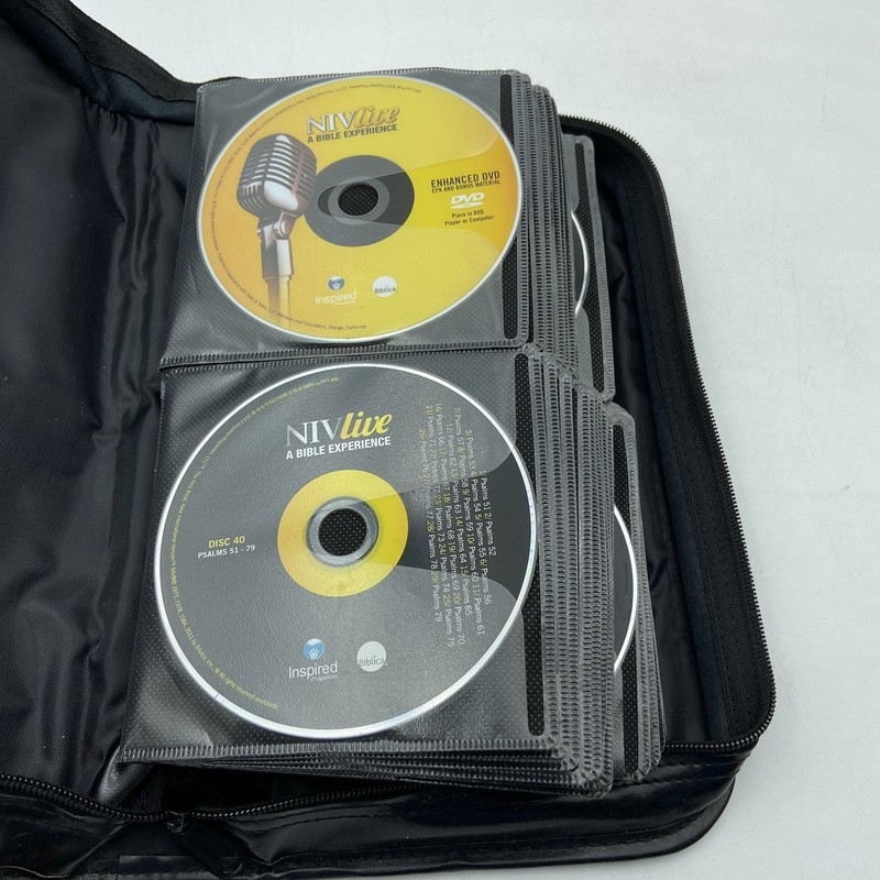 NIV Live A Bible Experience Audio CD Bible with Case 79 CDs Old & New Testament gallery