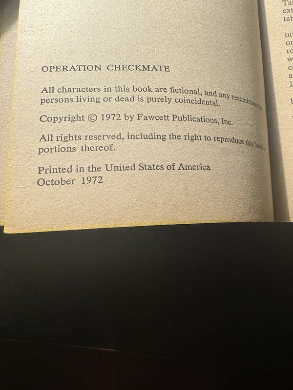 Drake Operation Checkmate Dan J Marlowe Gold Medal Pulp Crime Paperback 1972 gallery