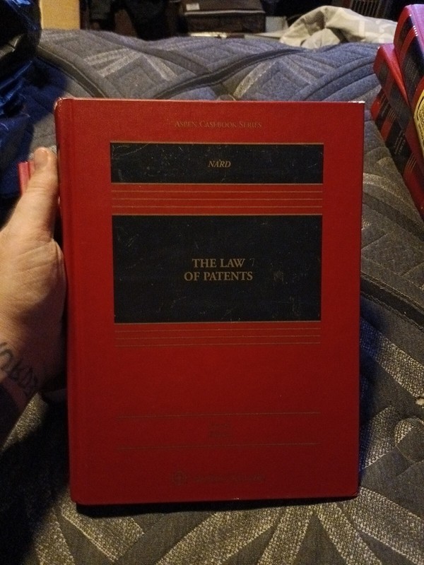 The Law of Patents, 4th Edition, by Craig Allen Nard (2022, Hardcover)