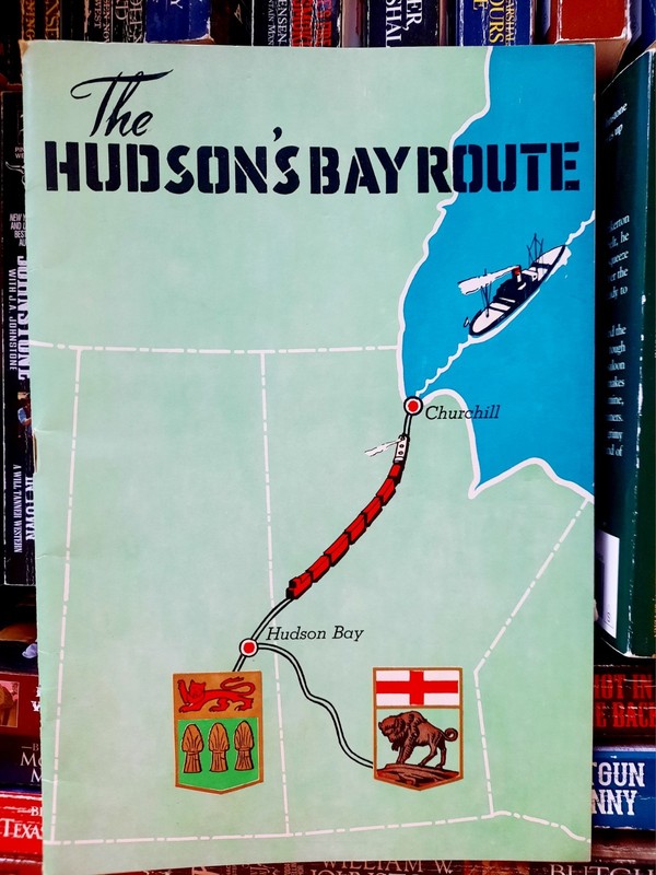 Vintage Hudson’s Bay Route 1953 Softcover Booklet Manitoba Saskatchewan
