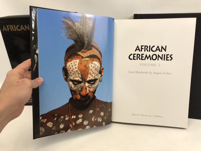 African Ceremonies Hardcover 2-Volume Book Set Beckwith & Fisher, Signed gallery