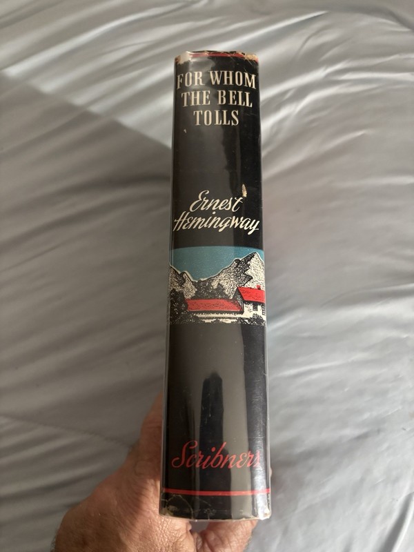Ernest Hemingway, For Whom the Bell Tolls! Scarce 1st/1st VG Copy In 1st Jacket! gallery