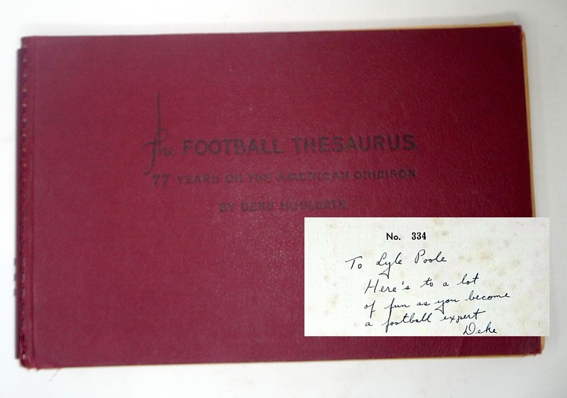 1946 Signed Football College University Scoring History from late 1800s Sports