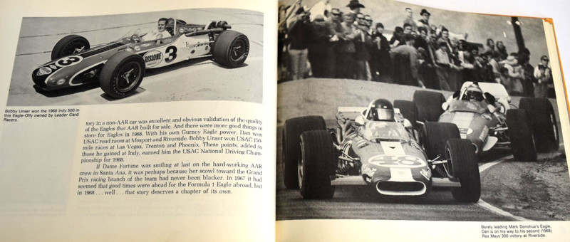 Gurney's Eagles: Story Of AAR Racing Cars By Karl Ludvigsen - 1976 HC *GOOD* gallery