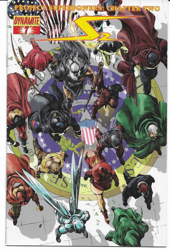 PROJECT SUPERPOWERS: Chapter Two #07 (2010) Variant 1 in 5 CHASE Cover by J. LAU