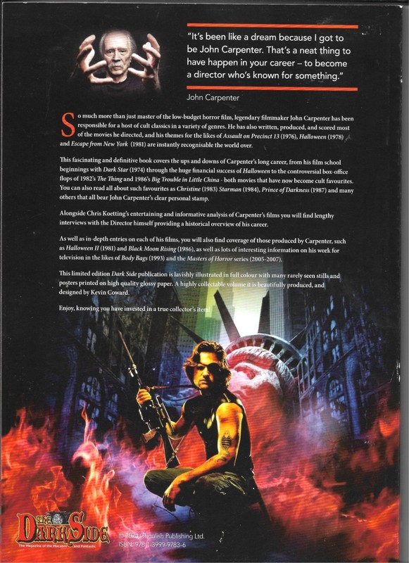 IN MOUTH OF MADNESS MOVIES OF JOHN CARPENTER (2024) DARK SIDE BRAND NEW SIGNED gallery