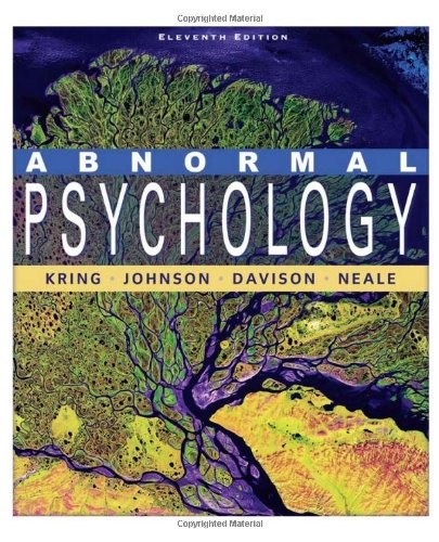ABNORMAL PSYCHOLOGY By Ann M. Kring & Sheri L. Johnson – Hardcover **BRAND NEW**