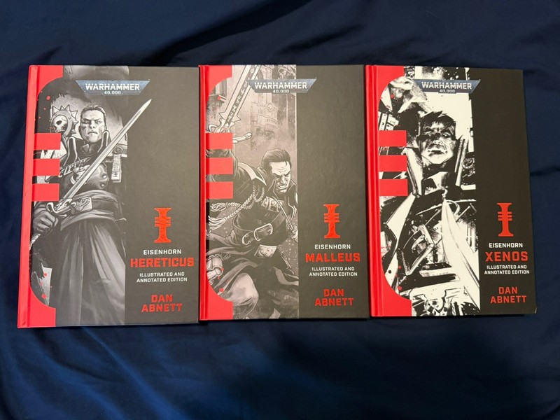 Warhammer 40k Eisenhorn Trilogy Xenos Malleus Hereticus Dan Abnett Hardcover Set