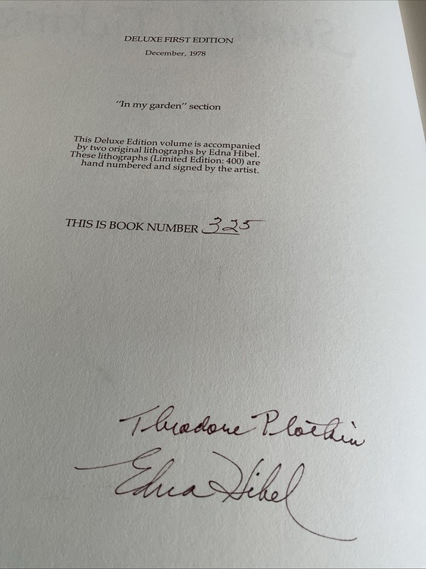 The Sundial Ticking by Theodore Plotkin and Edna Hibel, Signed and Numbered #325 gallery