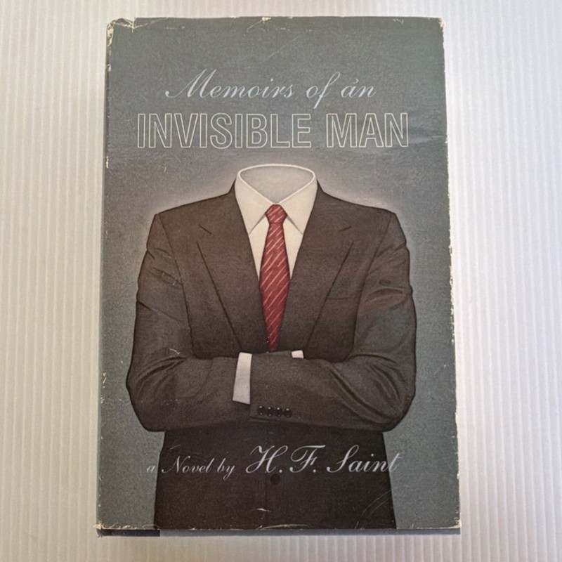 Atheneum Memoirs of an Invisible Man Hardcover by H. F. Saint, Vintage 1987