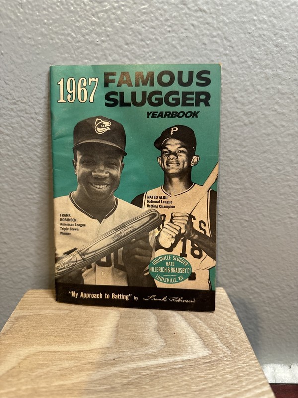 FAMOUS SLUGGER YEARBOOK, 1967, USED, 61 PAGES. VERY NICE gallery