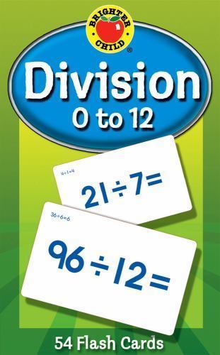 Carson Dellosa 54 Division Flash Cards, Flashcards Covering All Facts for …