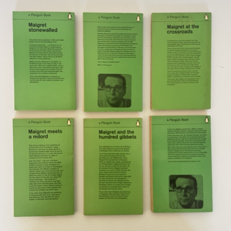 GEORGES SIMENON Maigret Collection Vintage Penguin Paperbacks 1963/65 - 11 Books gallery