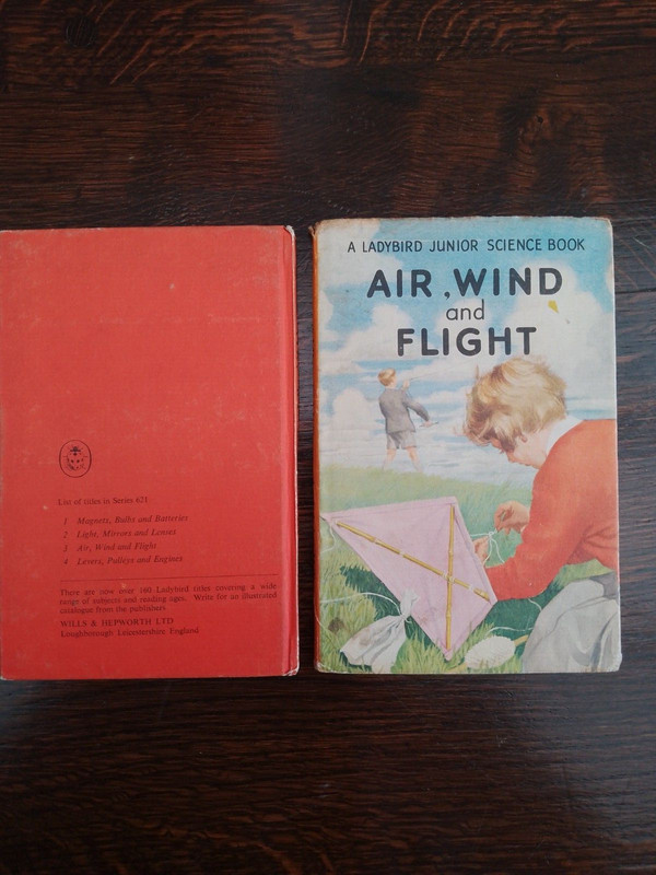 Air, Wind And Flight – A Ladybird Junior Science 1st Edition Book With D/J