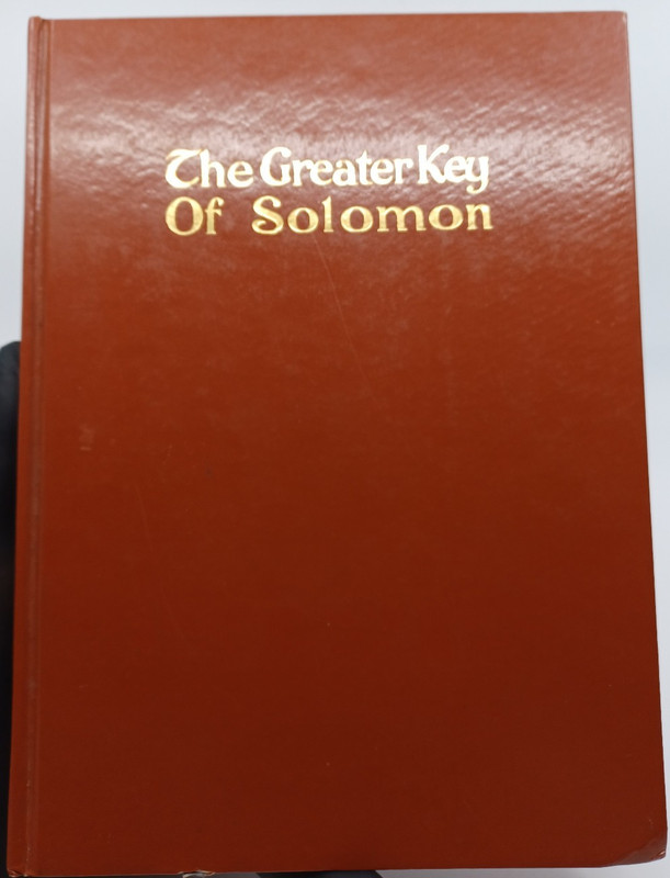 The Greater Key of Solomon S. Liddell MacGregor Mathers 1914 (newer printing) HC
