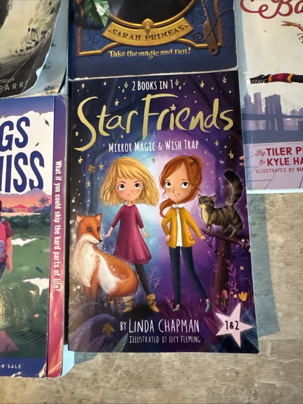 Teen Book Lot Of 5 Magic Thief, Star Friends, Katana Ballerina, Wolf Girl gallery