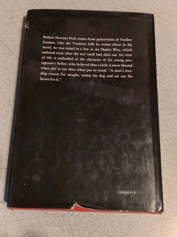 A Day No Pigs Would Die Robert Newton Peck 1972 1st ed HC,DJ Knopf Accep. Cond. gallery
