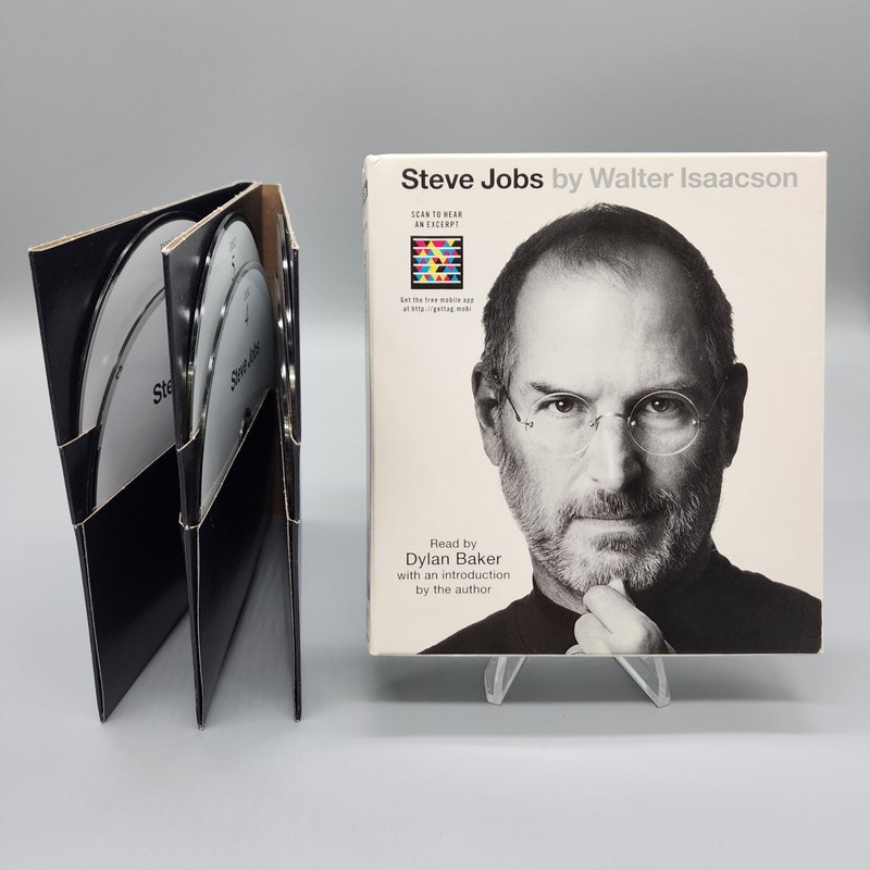 Steve Jobs Audio Book by Walter Isaacson Compact Disc 7 CDs – Apple Computers
