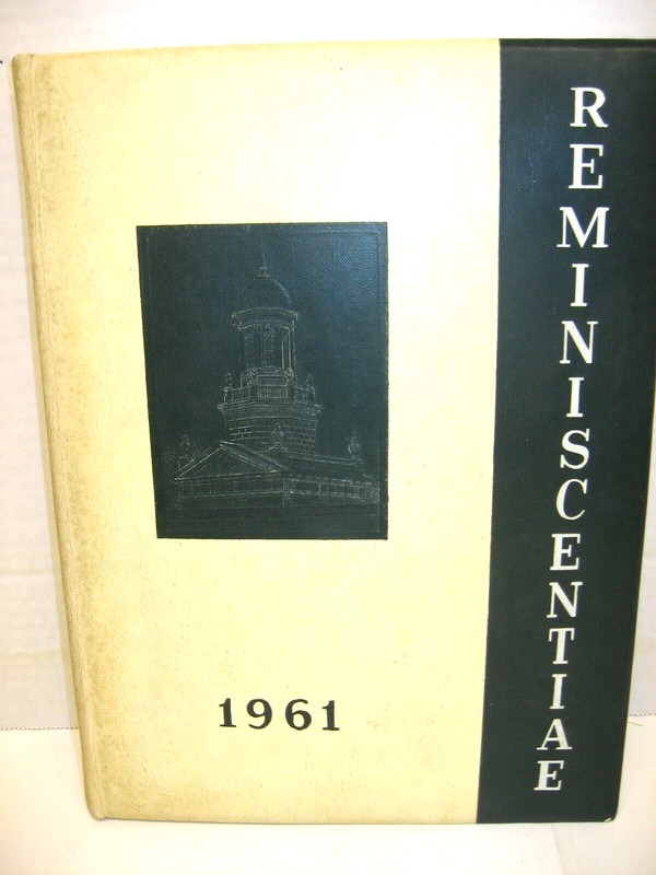 1961 Reminiscentiae, Norwalk High School, Norwalk, Connecticut Yearbook