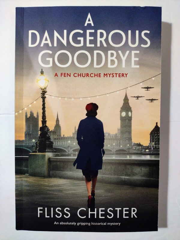 A Dangerous Goodbye by Fliss Chester Paperback 1st Fen Churche Mystery VG
