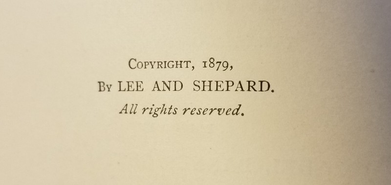 492: Maria Del Occidente "Zophiel; Or, The Bride of Seven" 1879 Lee and Shepard gallery