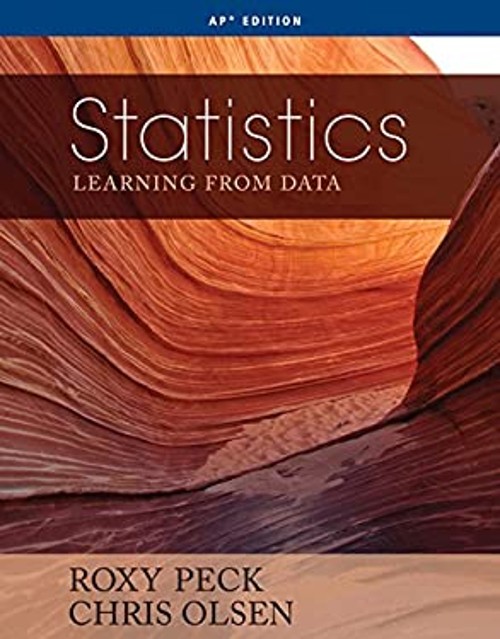 Statistics : Learning from Data Hardcover Chris, Peck, Roxy Olsen