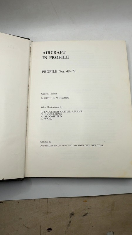 Aircraft IN Profile General Editor: Martin C. Windrow Hardcover Doubleday & C... gallery
