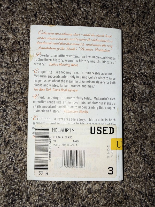Celia, a Slave by Melton A. Mclaurin (1999, Mass Market) gallery