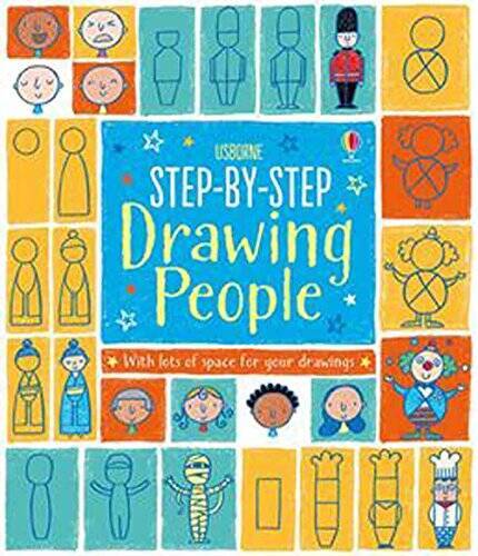 Step-by-Step Drawing People - Paperback By Fiona Watt - VERY GOOD