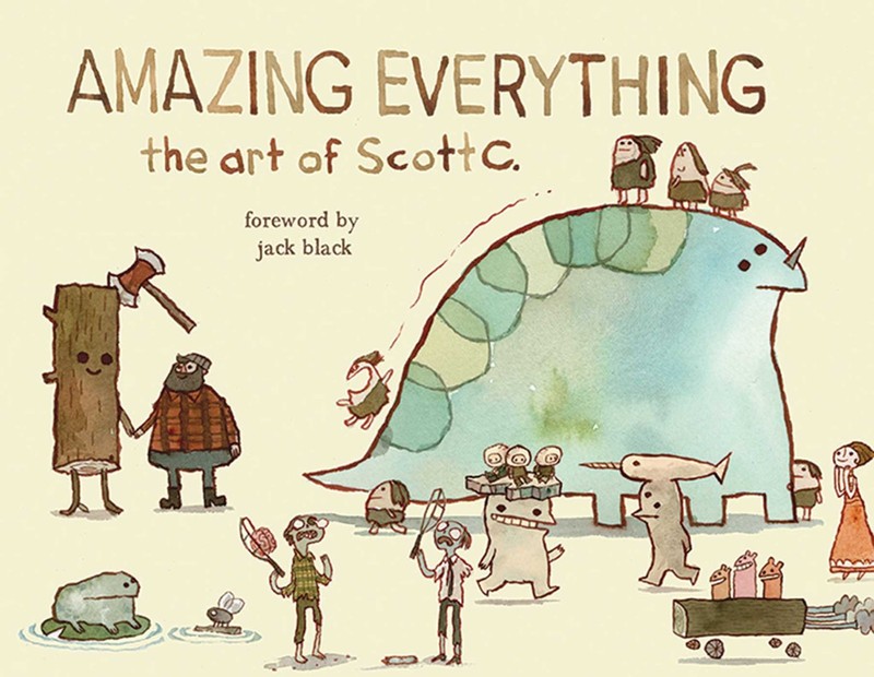 «Amazing Everything: The Art of Scott C.» by Scott Campbell (2011, hardcover) VG