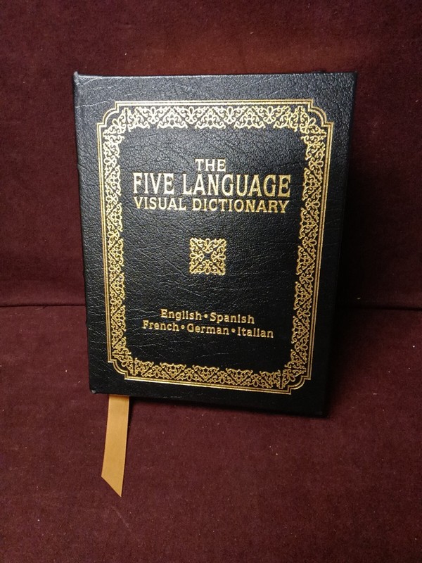 Firefly Five Language Visual Dictionary First Edition Detail Embossed Hardcover