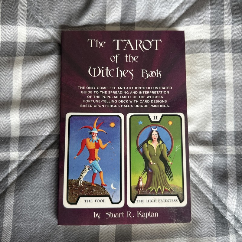 The Tarot Of The Witches Book by Stuart R. Kaplan, 1982 PB U.S. Games