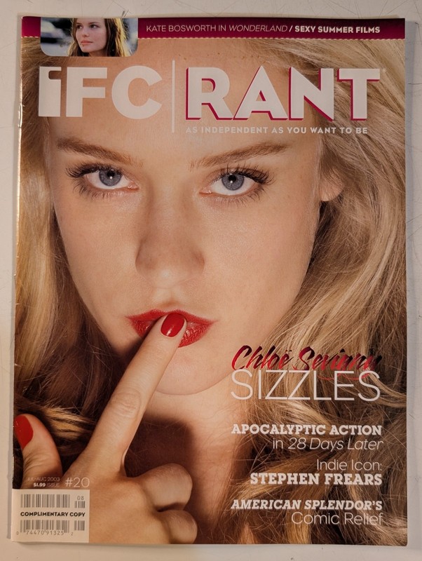 IFC Rant Film Magazine Jul-Aug 2003 w/ Chloe Sevigny Cover