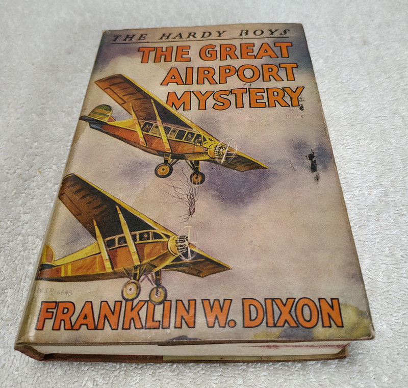 Hardy Boys #9 The Great Airport Mystery 1941A-17 Tan Book + Dustjacket gallery