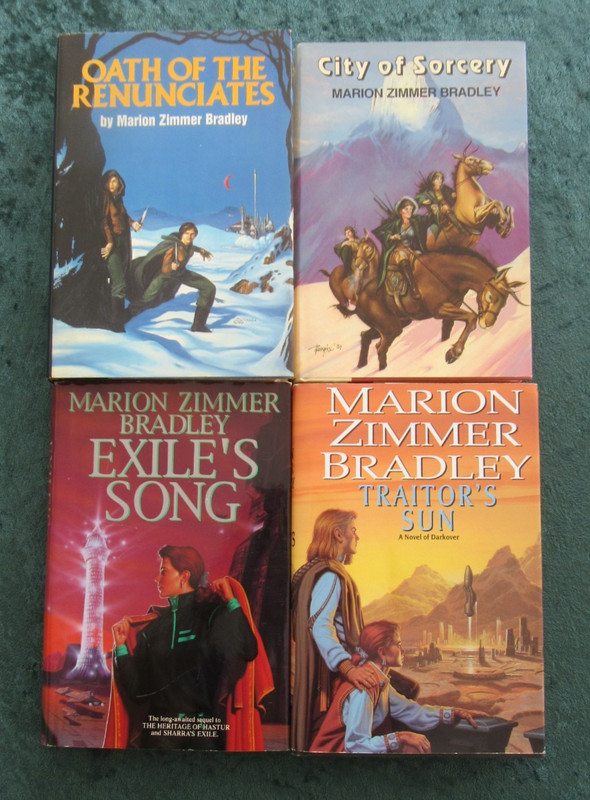 LOT 5 DARKOVER SERIES IN 4 HCDJ BY MARION ZIMMER BRADLEY: OATH OF RENUNCIATES +