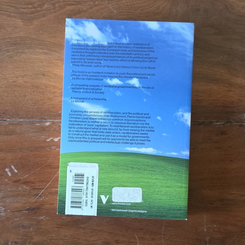 Pierre Dardot & Christian Laval The New Way of the World PB (2017, Verso) gallery
