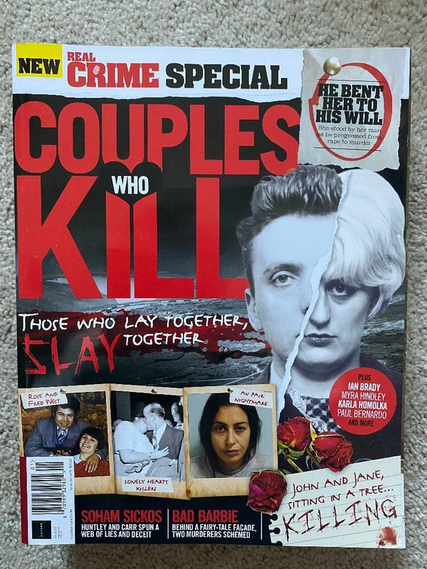 REAL CRIME Special 146 Pages COUPLES WHO KILL Lay Together SLAY TOGETHER Barbie