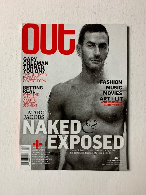 Out Magazine September 2007 – Marc Jacobs, James Lyons