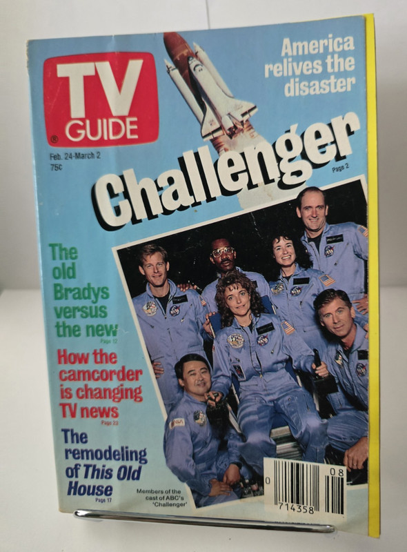 TV Guide Feb 24-Mar 2 1986 Challenger Cover Television Magazine Issue #1752