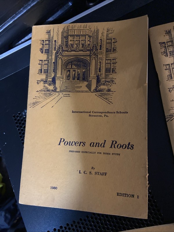 Four Vintage mathematics textbooks International Correspondence Schools (ICS) gallery