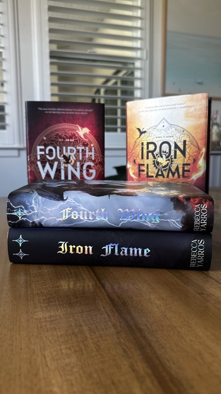 Fourth Wing Iron Flame Special Editions Iridescent Storm Licensed Dust Jackets gallery