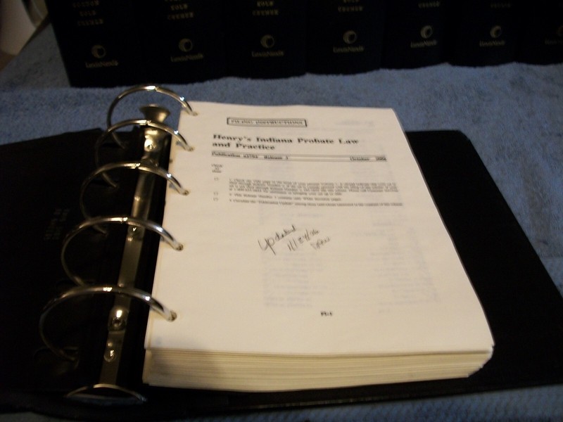 Henry's Indiana Probate Law And Practice Volumes 1-8 in Binders 2005 - 2006 gallery