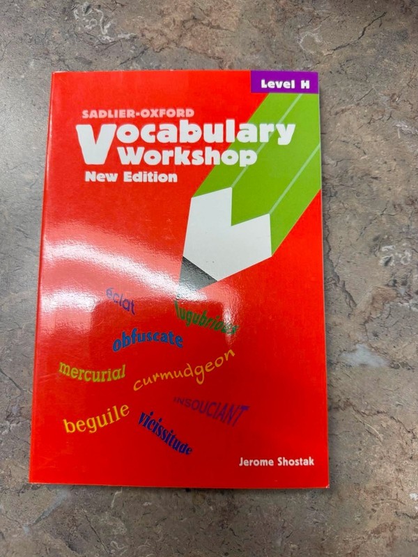VOCABULARY WORKSHOP: LEVEL H By Jerome Shostak **BRAND NEW**