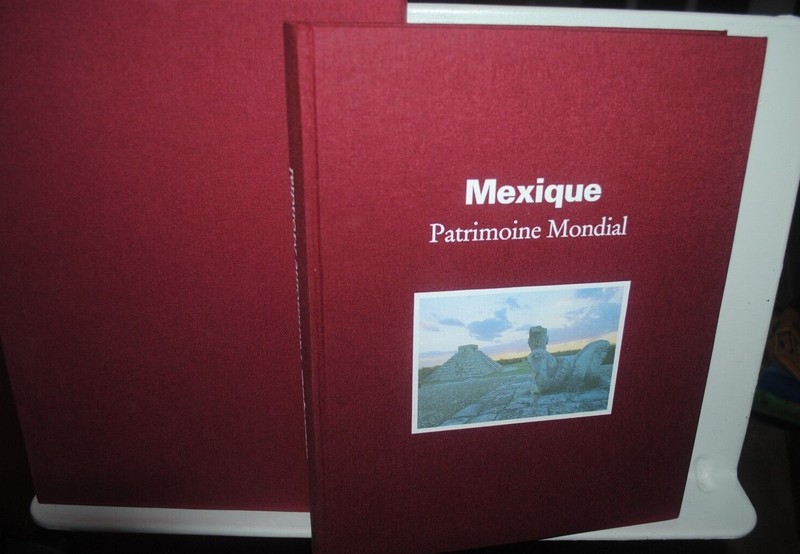 MEXIQUE PATRIMOINE MONDIAL, oversized hc, slipcase, UNESCO World Heritage RARE
