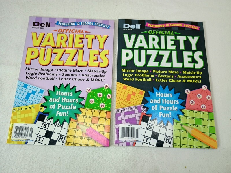 Lot of 13 Penny Press Variety Puzzles Book Issues and Crosswords 2019-2025 gallery