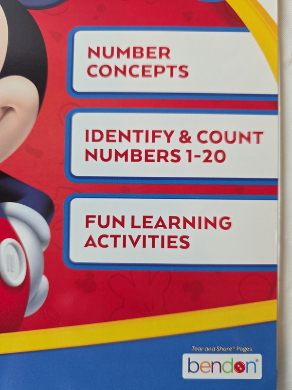 Disney Junior Mickey Mouse Learning Workbooks Numbers & Counting/Colors & Shapes gallery