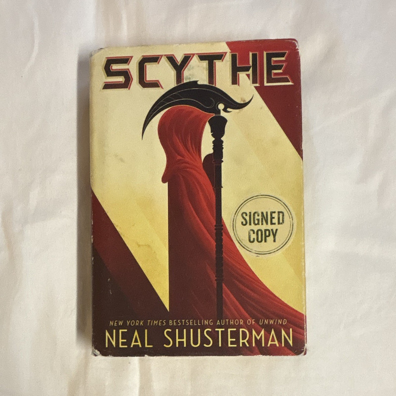 Neal Shusterman Scythe Signed 1st Edition Hardcover 2016 Arc of a Scythe 1