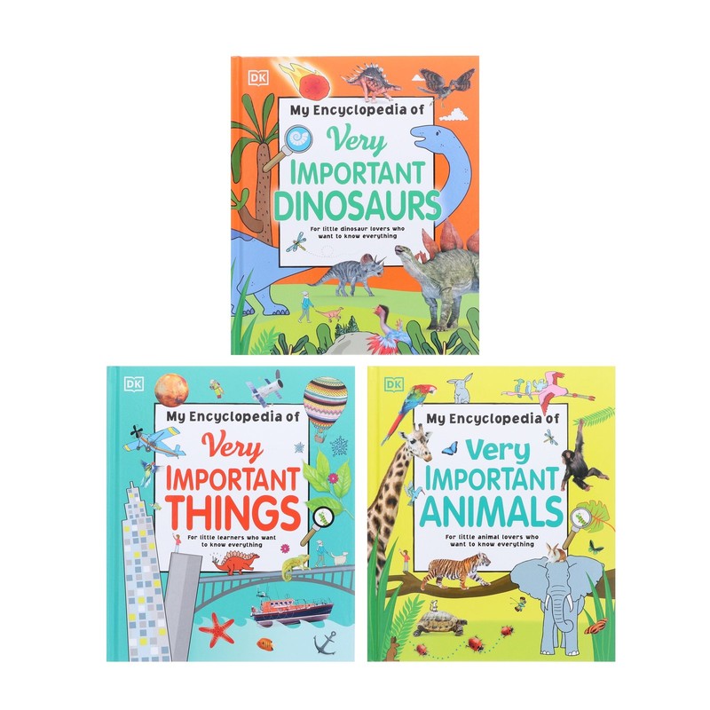 My Very Important Encyclopedias Series 3 Hardback Books Set - Ages 5-9 - By DK gallery