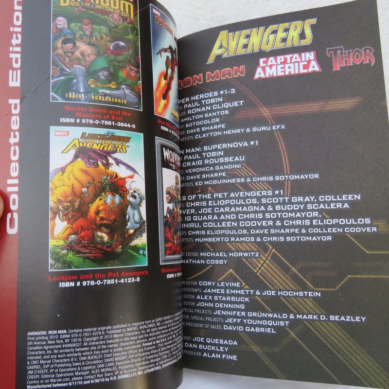 Marvel - IAvengers - Iron Man, Captain America and Thor-PB - 2010 gallery